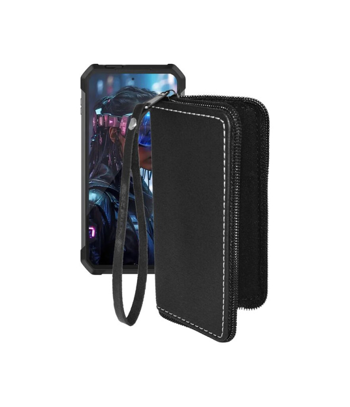 Чохол-гаманець з екошкіри для телефону Unihertz Tank 4