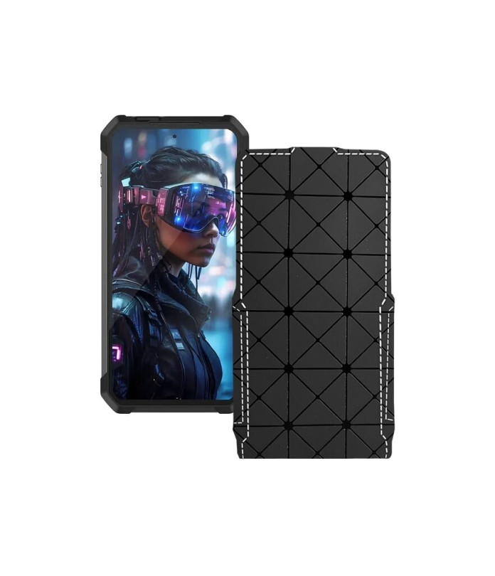 Чохол-флип з екошкіри для телефону Unihertz Tank 4