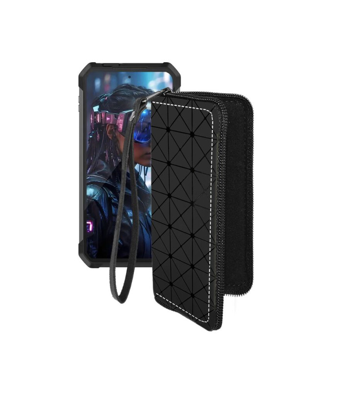 Чохол-гаманець з екошкіри для телефону Unihertz Tank 4