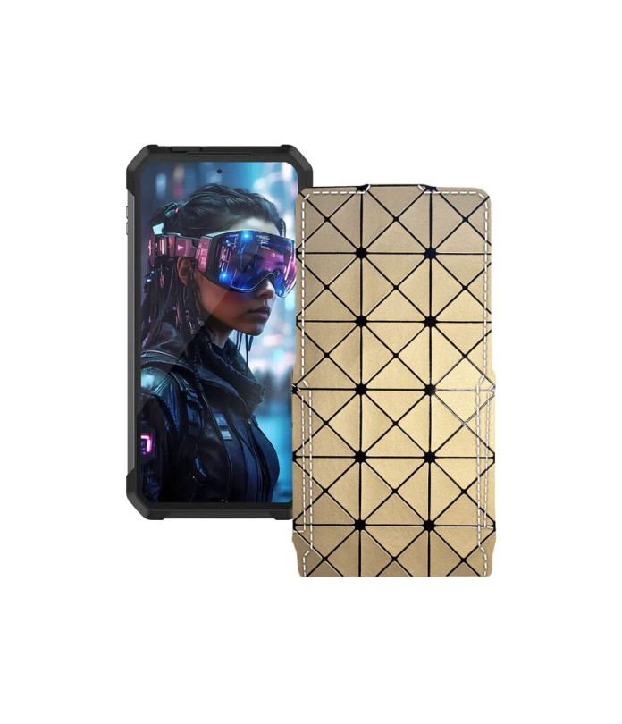 Чохол-флип з екошкіри для телефону Unihertz Tank 4