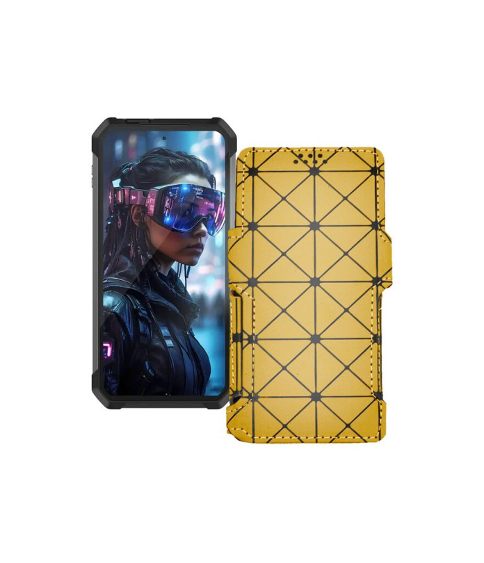 Чохол-книжка з екошкіри для телефону Unihertz Tank 4