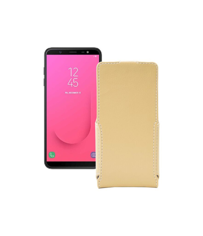 Чохол-флип з екошкіри для телефону Samsung Galaxy J8 (J810)