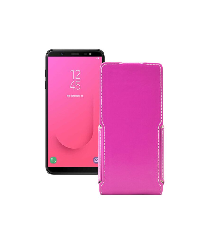 Чохол-флип з екошкіри для телефону Samsung Galaxy J8 (J810)