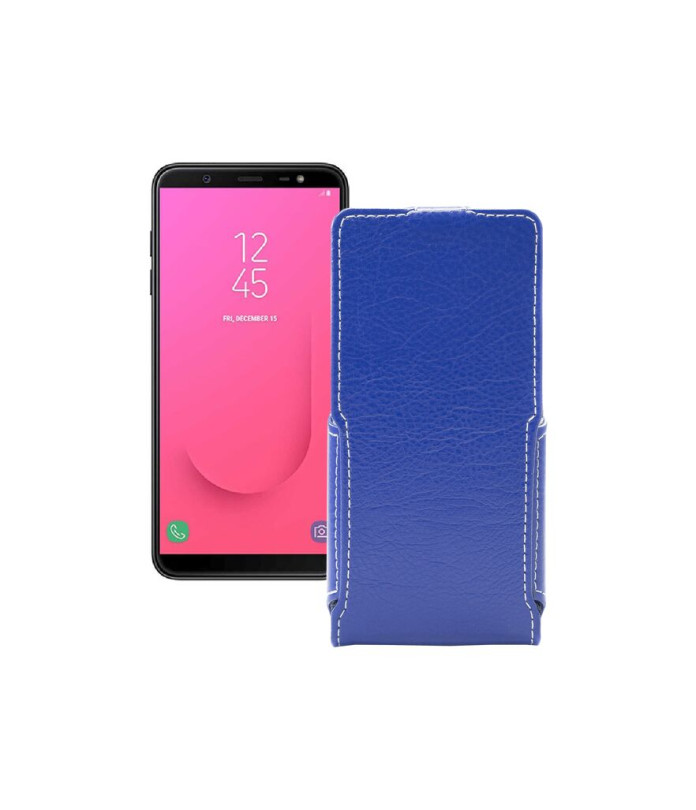 Чохол-флип з екошкіри для телефону Samsung Galaxy J8 (J810)