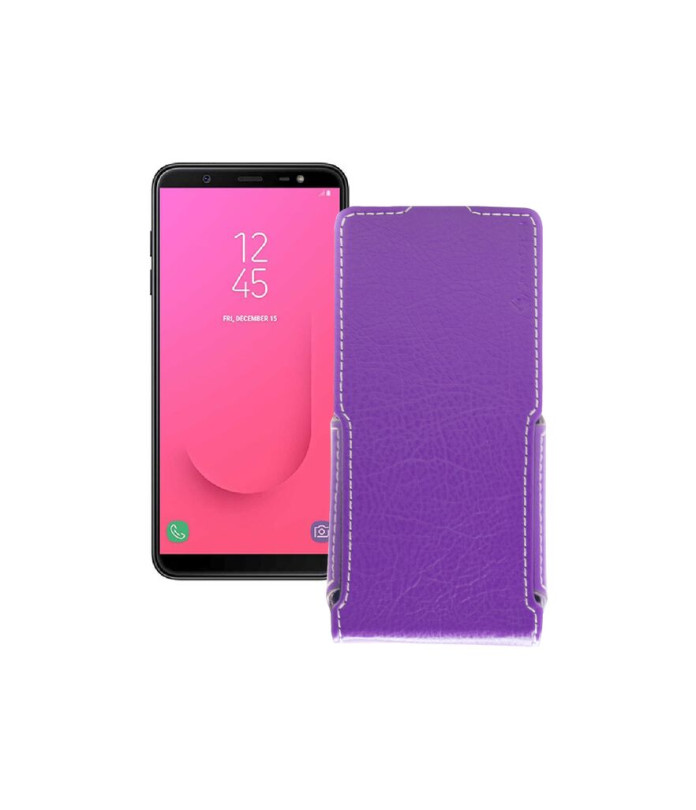 Чохол-флип з екошкіри для телефону Samsung Galaxy J8 (J810)