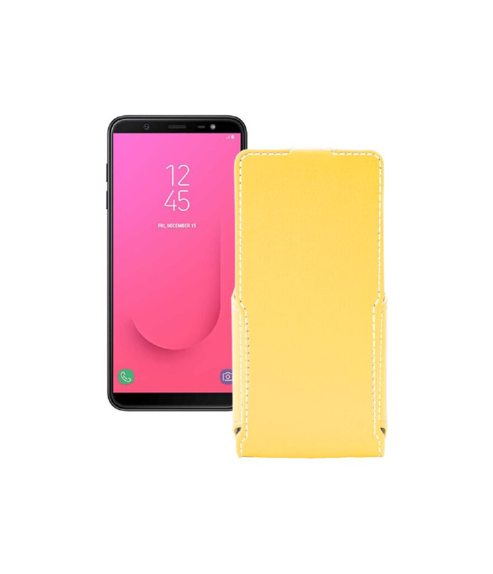 Чохол-флип з екошкіри для телефону Samsung Galaxy J8 (J810)