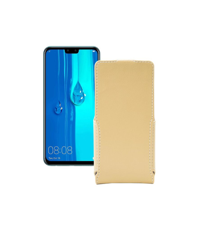 Чохол-флип з екошкіри для телефону Huawei Y9 2019