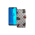 Чохол-книжка з екошкіри для телефону Huawei Y9 2019