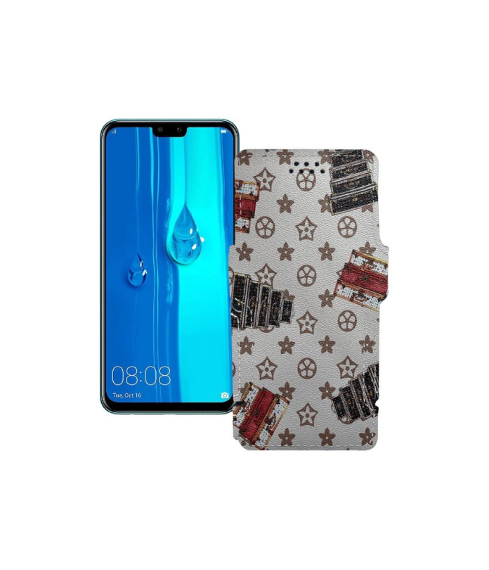 Чохол-книжка з екошкіри для телефону Huawei Y9 2019