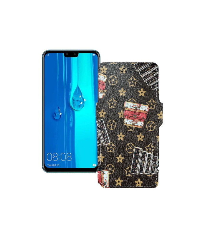 Чохол-книжка з екошкіри для телефону Huawei Y9 2019