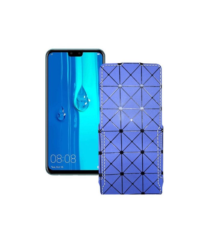 Чохол-флип з екошкіри для телефону Huawei Y9 2019