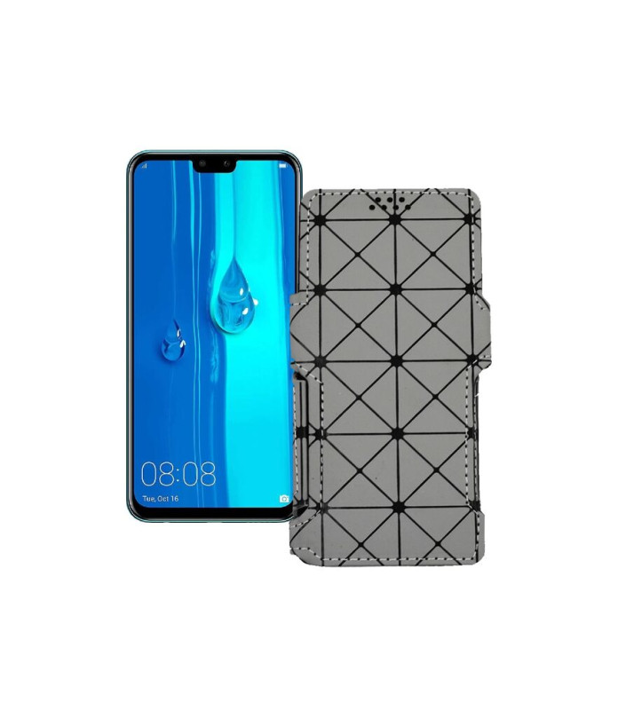 Чохол-книжка з екошкіри для телефону Huawei Y9 2019