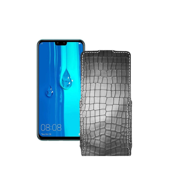 Чохол-флип з екошкіри для телефону Huawei Y9 2019