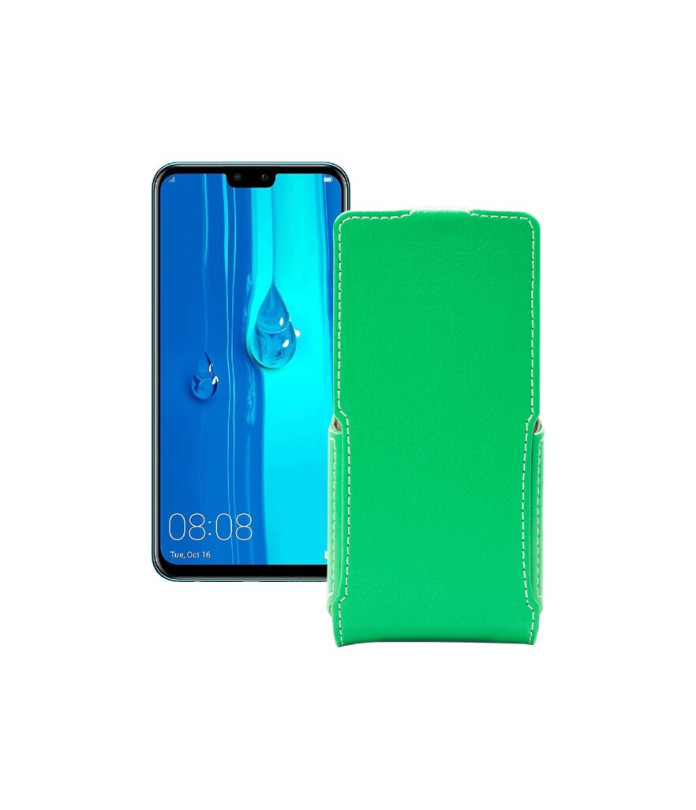 Чохол-флип з екошкіри для телефону Huawei Y9 2019