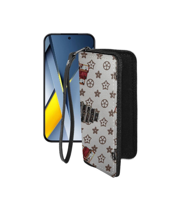 Чохол-гаманець з екошкіри для телефону Xiaomi Poco F8 Ultra 5G