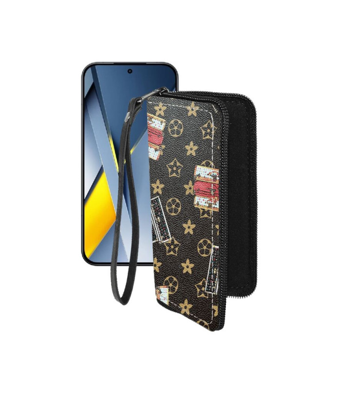 Чохол-гаманець з екошкіри для телефону Xiaomi Poco F8 Ultra 5G