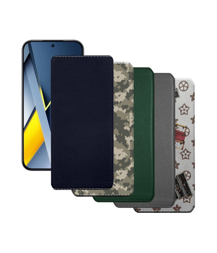 Накладка з екошкіри для телефону Xiaomi Poco F8 Ultra 5G