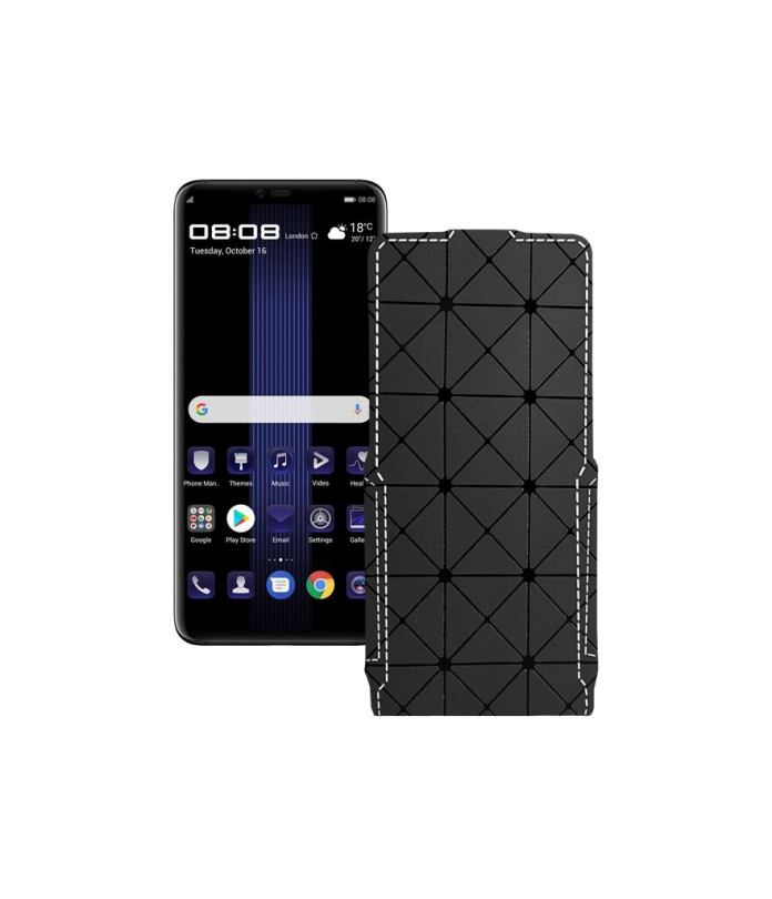 Чохол-флип з екошкіри для телефону Huawei Mate 20 RS Porsche Design