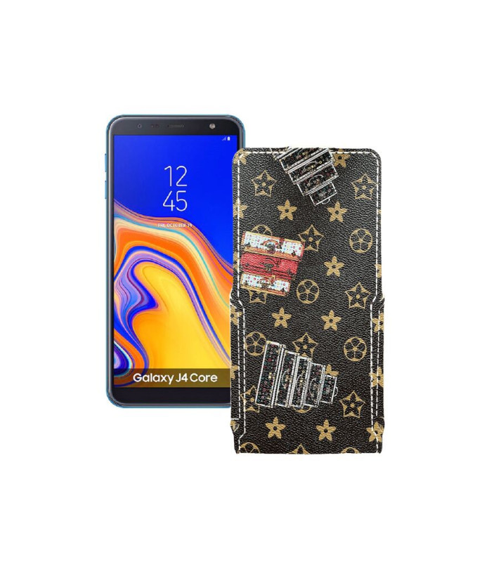 Чохол-флип з екошкіри для телефону Samsung Galaxy J4 Core (J410)