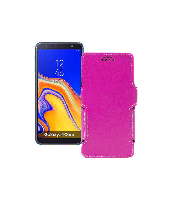 Чохол-книжка з екошкіри для телефону Samsung Galaxy J4 Core (J410)