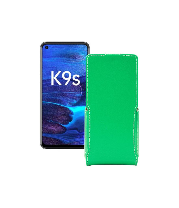 Чохол-флип з екошкіри для телефону OPPO K9s