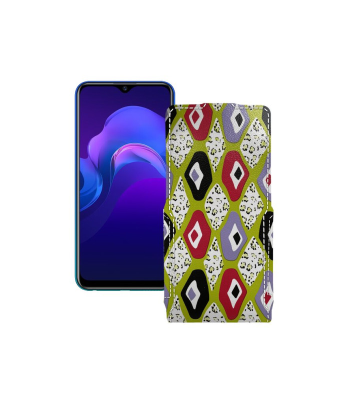 Чохол-флип з екошкіри для телефону Vivo Y12