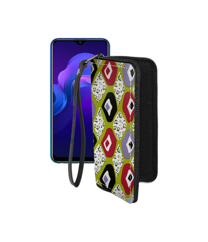 Чохол-гаманець з екошкіри для телефону Vivo Y12