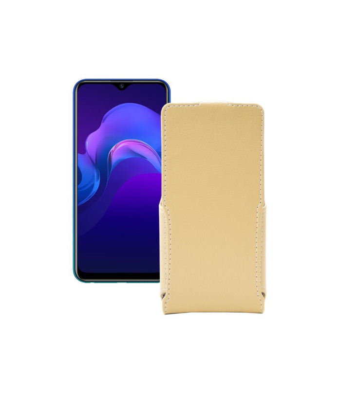 Чохол-флип з екошкіри для телефону Vivo Y12