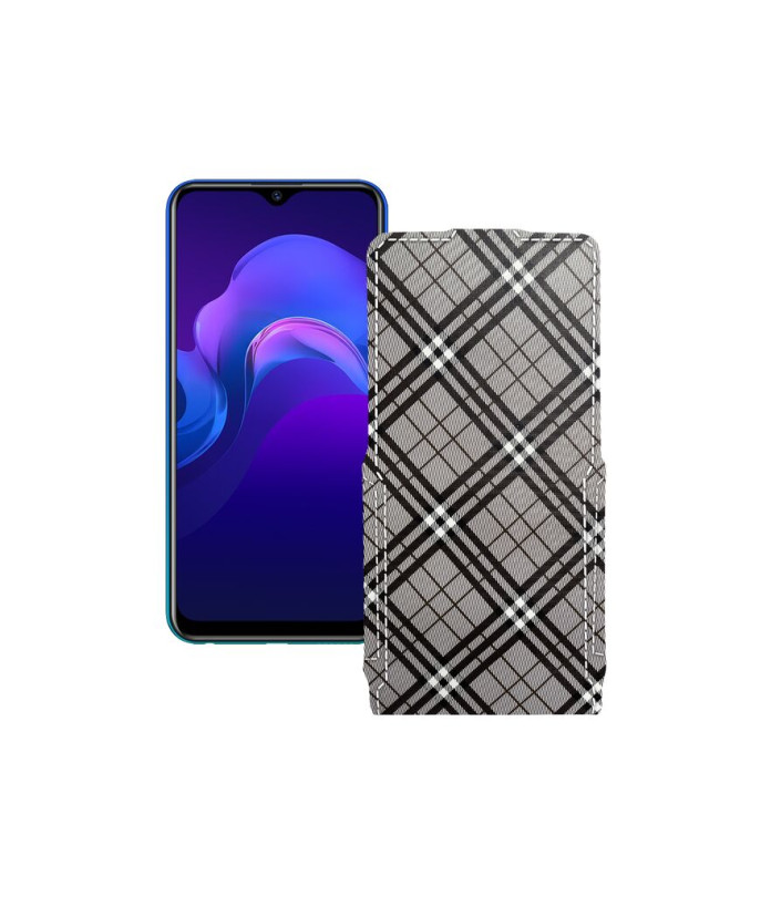 Чохол-флип з екошкіри для телефону Vivo Y12