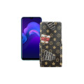 Чохол-флип з екошкіри для телефону Vivo Y12