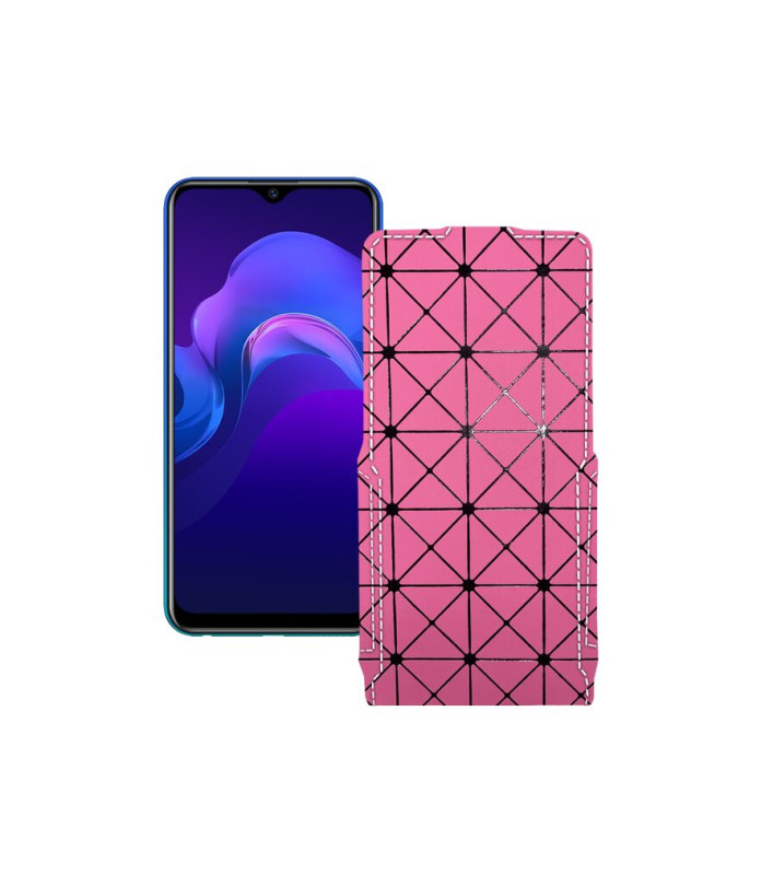 Чохол-флип з екошкіри для телефону Vivo Y12