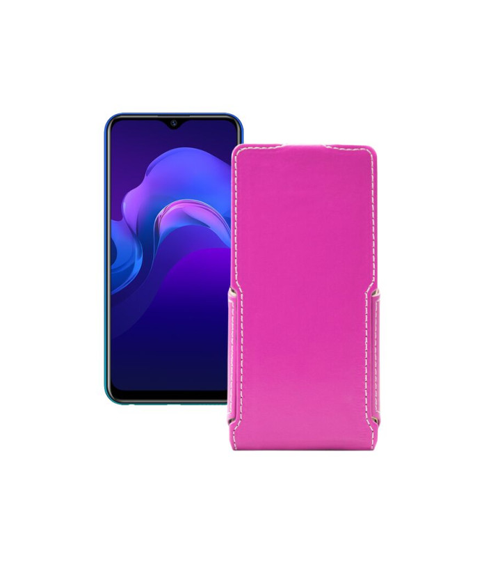 Чохол-флип з екошкіри для телефону Vivo Y12