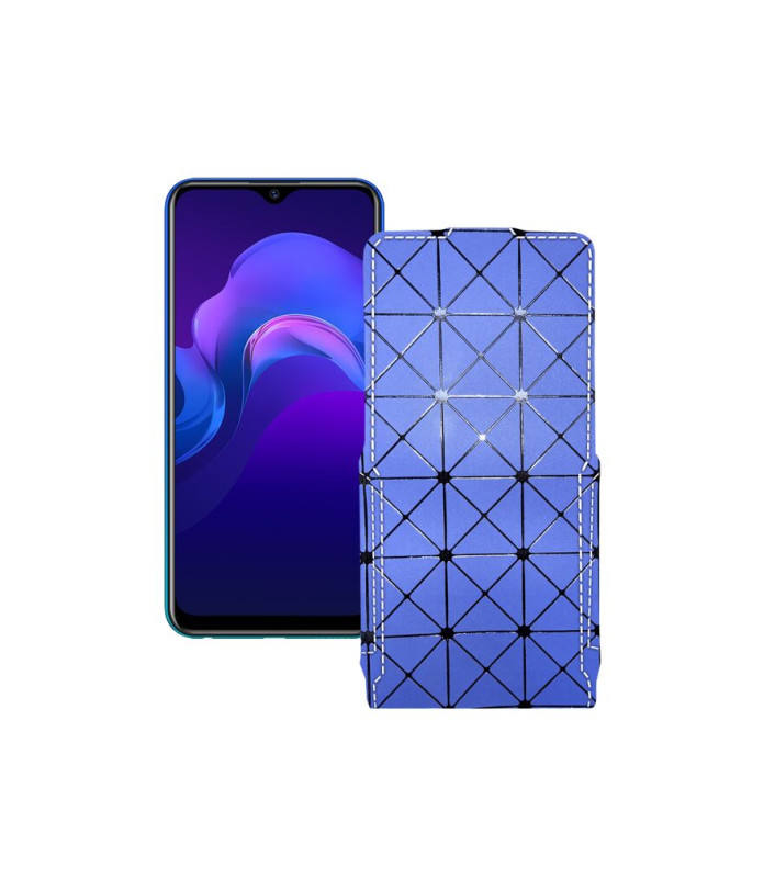 Чохол-флип з екошкіри для телефону Vivo Y12