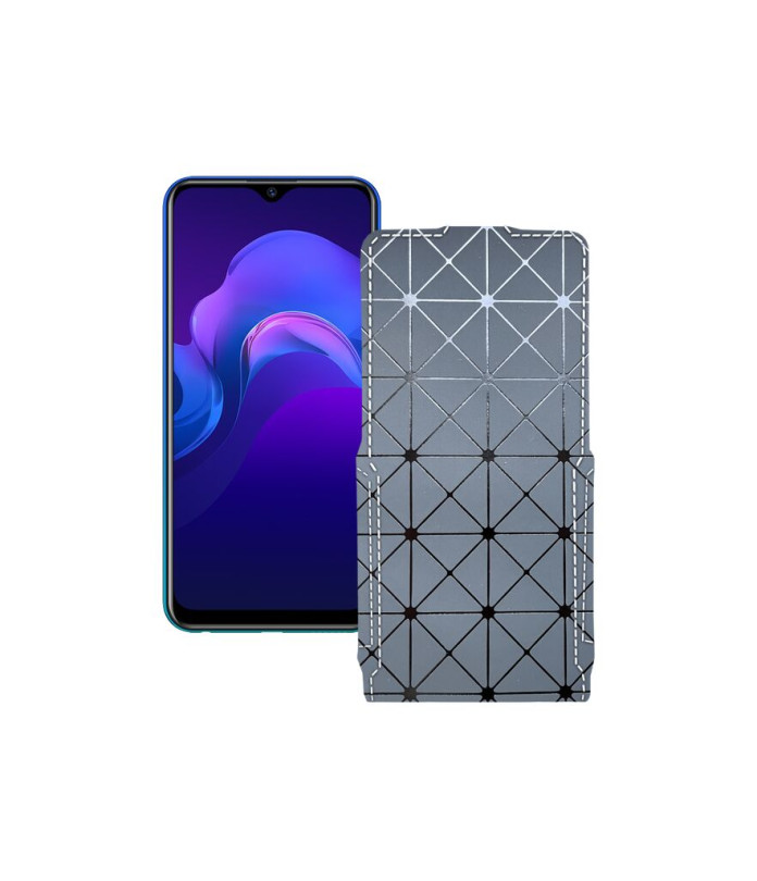 Чохол-флип з екошкіри для телефону Vivo Y12