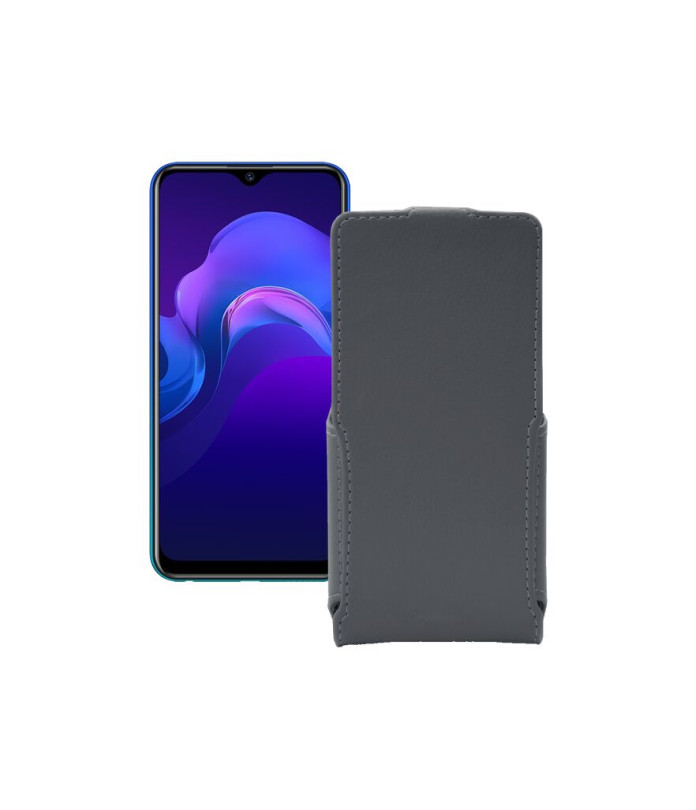 Чохол-флип з екошкіри для телефону Vivo Y12