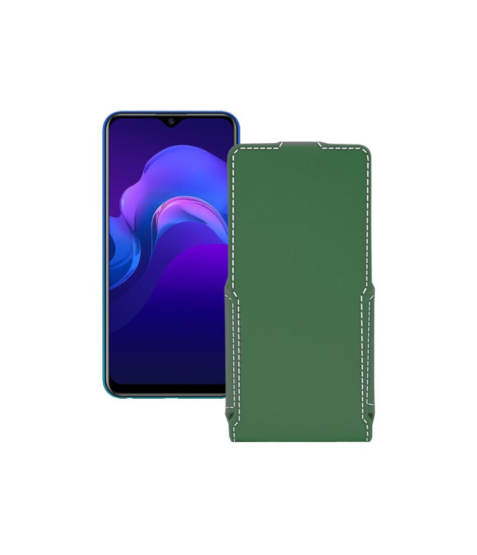 Чохол-флип з екошкіри для телефону Vivo Y12
