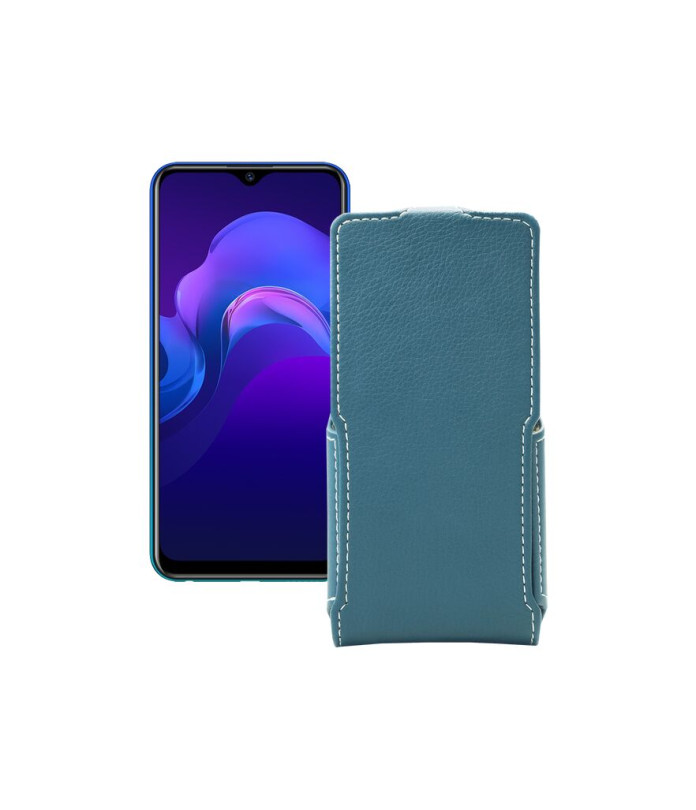 Чохол-флип з екошкіри для телефону Vivo Y12