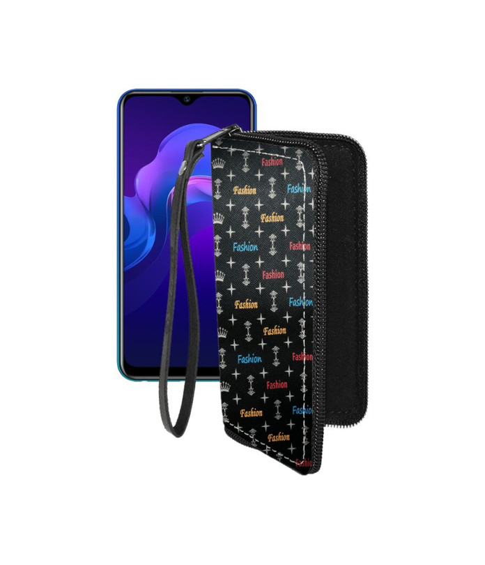 Чохол-гаманець з екошкіри для телефону Vivo Y12