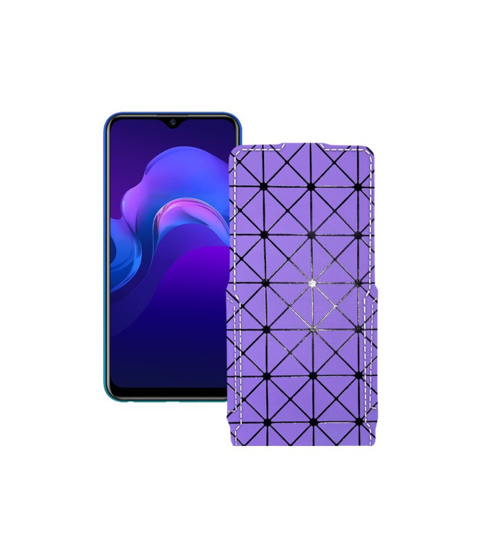 Чохол-флип з екошкіри для телефону Vivo Y12