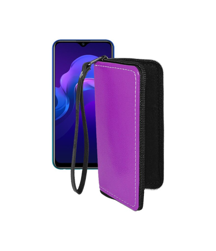 Чохол-гаманець з екошкіри для телефону Vivo Y12