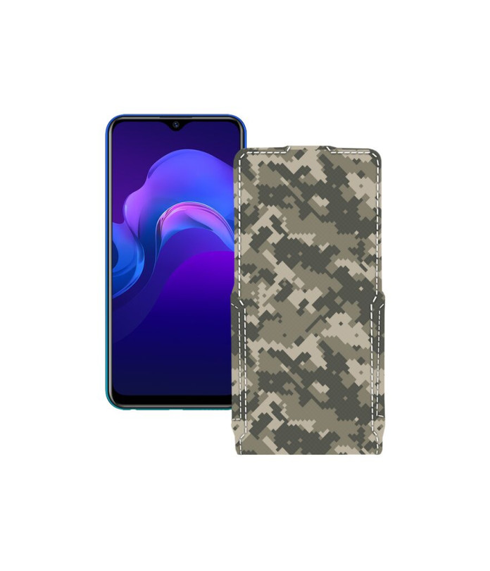 Чохол-флип з екошкіри для телефону Vivo Y12