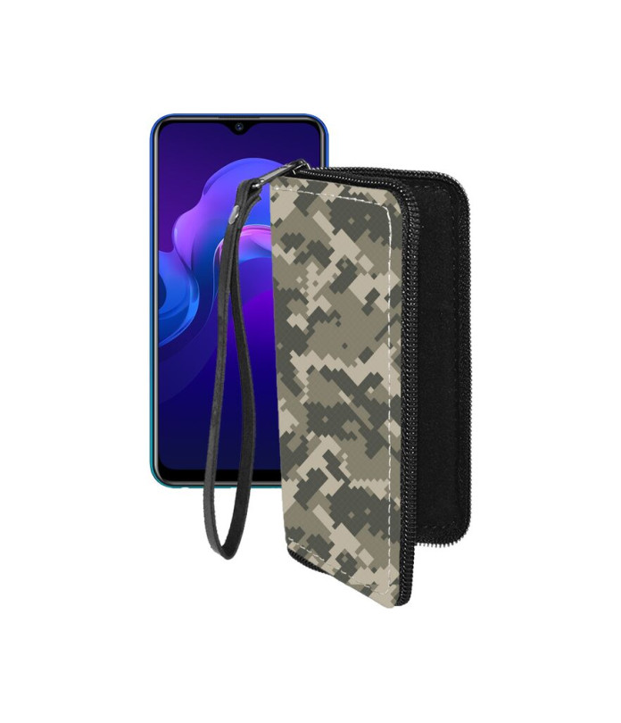 Чохол-гаманець з екошкіри для телефону Vivo Y12