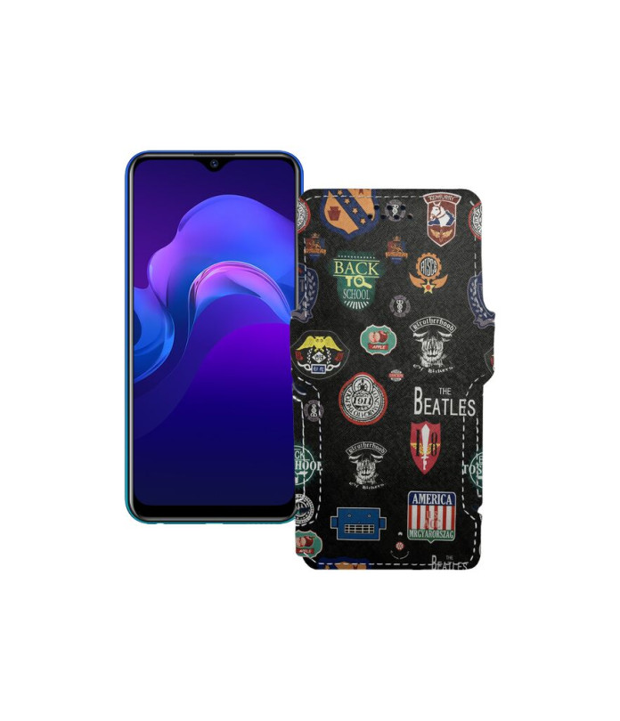 Чохол-книжка з екошкіри для телефону Vivo Y12