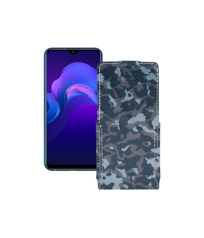 Чохол-флип з екошкіри для телефону Vivo Y12