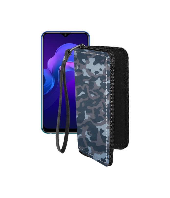 Чохол-гаманець з екошкіри для телефону Vivo Y12