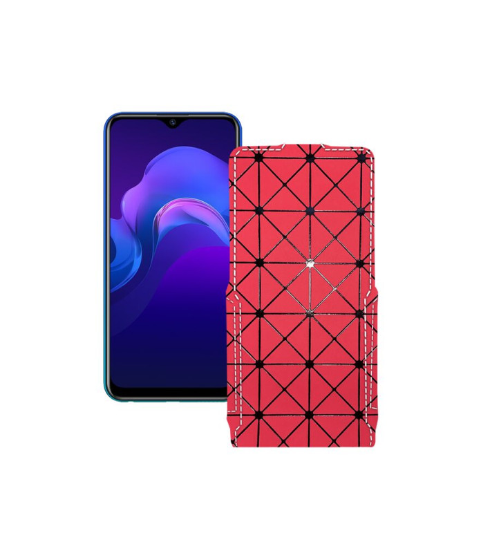 Чохол-флип з екошкіри для телефону Vivo Y12