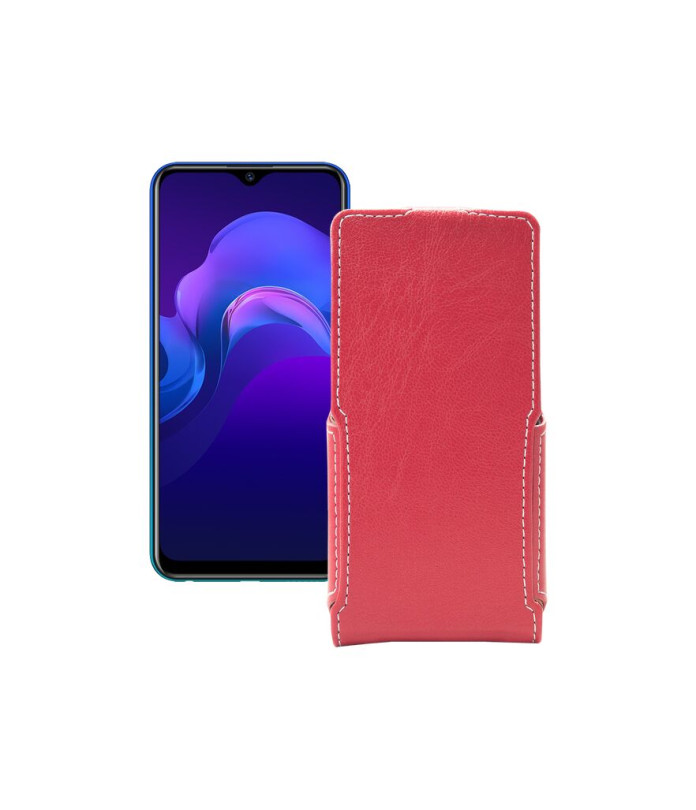 Чохол-флип з екошкіри для телефону Vivo Y12