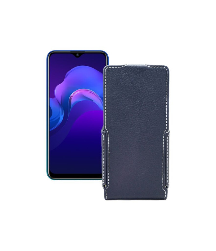 Чохол-флип з екошкіри для телефону Vivo Y12
