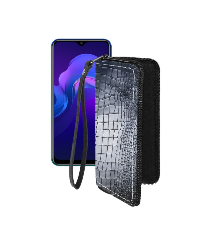 Чохол-гаманець з екошкіри для телефону Vivo Y12