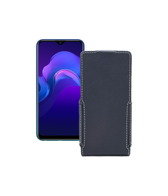 Чохол-флип з екошкіри для телефону Vivo Y12
